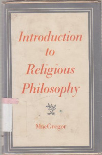 Image of Introduction to religious philosophy