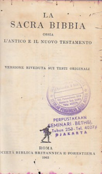Image of La sacra Bibbia (Alkitab bahasa Latin)
