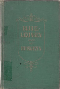 Image of Bijbel lezingen voor het huiscezin
