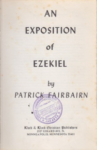 Image of An exposition of ezekiel