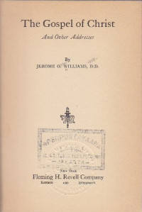 Image of The Gospel of Christ and other addresses
