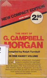 Image of the best of G. Campbell Morgan