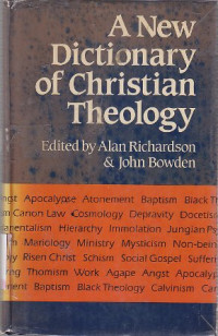 Image of A new dictionary of christian Theology