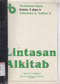 Image of Lintasan Alkitab : pedoman guru kelas 3 dan 4 triwulan 4,tahun 2