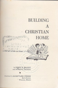 Image of Building a christian home