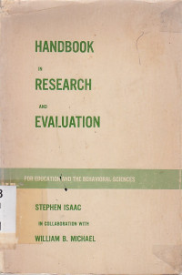 Image of Handbook in research and evaluation