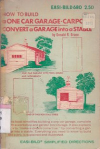 Image of How to build one car garage.carport convert a garage into a stable