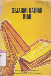 Image of Sejarah daerah riau