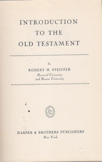 Image of Introduction To The Old Testament