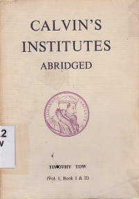Image of Calvin's institutes :John Calvin's Institutes of the Christian religion