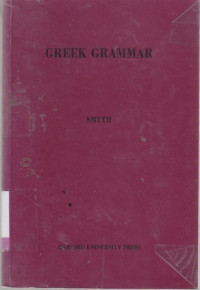 Image of Greek Grammar