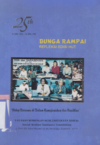 Image of 25th Bunga rampai refleksi edisi HUT : Hidup bersama di dalam kemajemukan dan keadilan