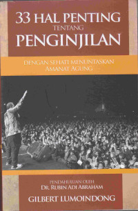 Image of 33 Hal Penting Tentang Penginjilan : dengan sehati menuntaskan amanat agung