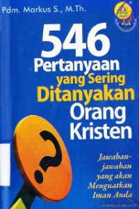 Image of 546 pertanyaan yang sering ditanyakan oleh orang kristen