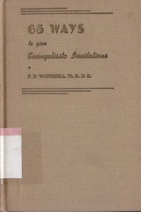 Image of Sixty five (65) ways to give evangelistic invitations