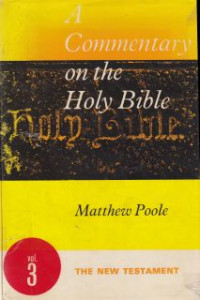 Image of A Commentary on the Holy Bible 3 [Matthew-Revelation]