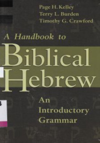 Image of Biblical hebrew step by step Vol.2 readings from the book of genesis