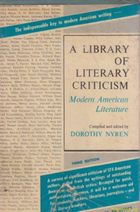 Image of A library of literary criticism