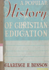 Image of A Popular History of christian education