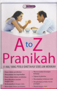 Image of A to Z pernikahan : 11 hal yang perlu diketahui sebelum menikah : The complete marriage book