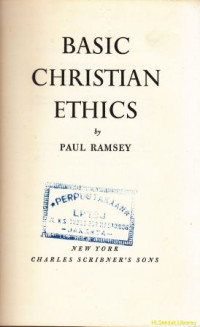 Image of Basic christian ethics
