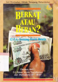 Image of Berkat atau beban : 12 pa tentang harta benda