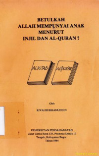 Image of Betulkah Allah mempunyai anak menurut injil dan Al-Quran?