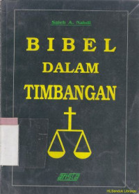 Image of Bible dalam timbangan