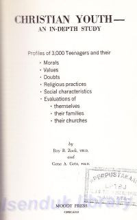 Image of Christian youth : an in-depth study