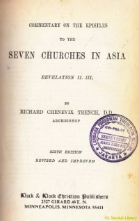 Image of Commentary on the epistles to the seven churches in asia