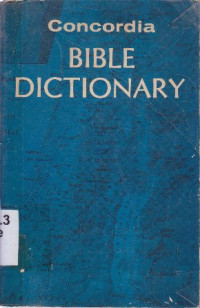 Image of Concordia Bible dictionary