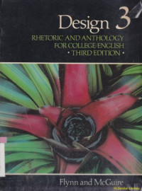 Image of Design 3 : rhetoric and anthology for college english
