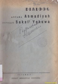 Image of Dialog antara ahmadiyah dengan saksi-saksi yehuwa