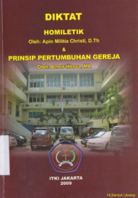 Image of Homiletik & Prinsip pertumbuhan gereja (diktat)