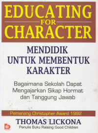 Image of Educating for Character (mendidik untuk membentuk karakter)