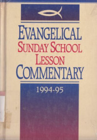 Image of Evangelical sunday school lesson commentary : national sunday school assodiation for 1963