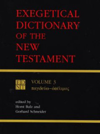 Image of Exegetical Dictinary Of The New Testament (Volume 3)