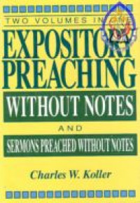 Image of Expository Preaching without notes