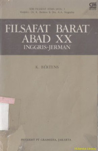 Image of Filsafat barat abad XX : Inggris-Jerman