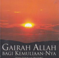 Image of Gairah Allah Bagi kemuliaan-Nya (judul asli: God's passion for his glory)