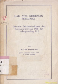 Image of Hak atas kebebasan beragama