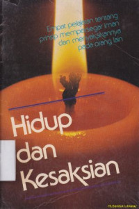 Image of Hidup dan kesaksian