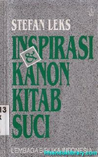 Image of Inspirasi dan kanon kitab suci