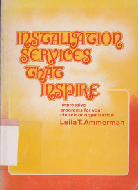 Image of Installation services that inspire : impressive programs for tour church of organizations