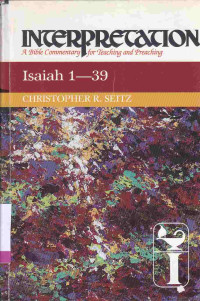 Image of ISAIAH 1-39 : interpretation a Bible commentary for teaching and preaching