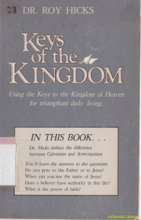 Image of Keys of the kingdom : using the keys on the kongdom of heaven for triumphant daily living