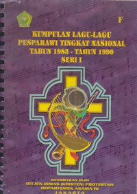 Image of Kumpulan lagu-lagu pesparawi tingkat nasional tahun 1983-1990