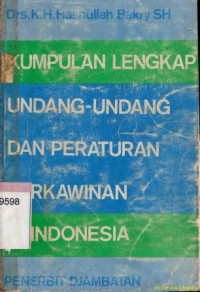 Image of Kumpulan Lengkap Undang-Undang Dan Peraturan Perkawinan Indonesia