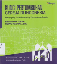 Image of Kunci pertumbuhan Gereja di Indonesia