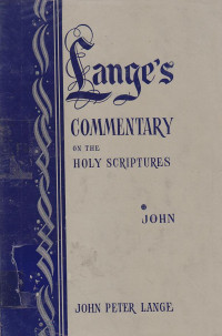 Image of Langes commentary on the holy scriptures :john